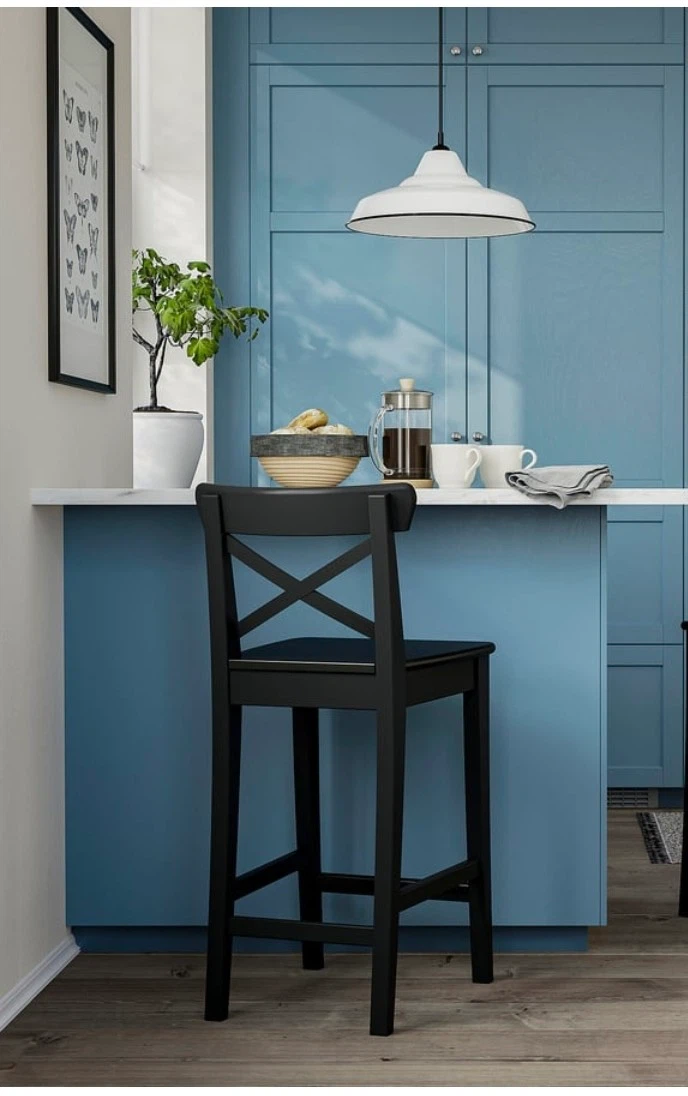IKEA INGOLF Bar Stool - Black