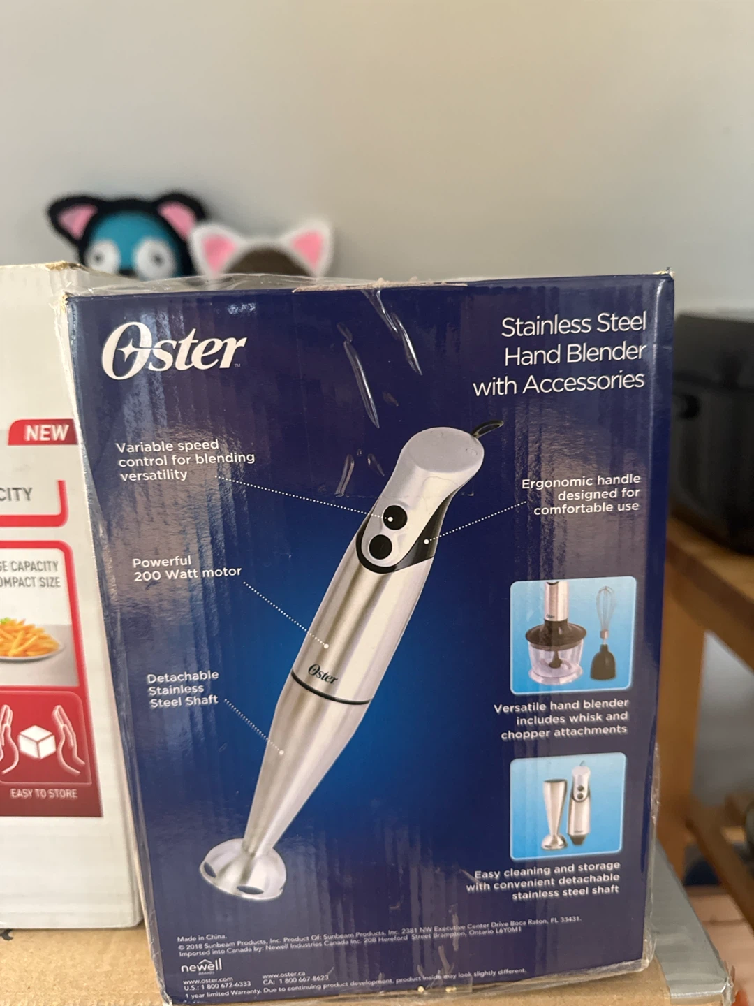 Oster Stainless Steel Hand Blender with Accessories