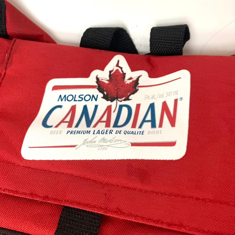 Insulated Cooler Backpack Chiller Bag Red Canadian Travel Pack - photo 2