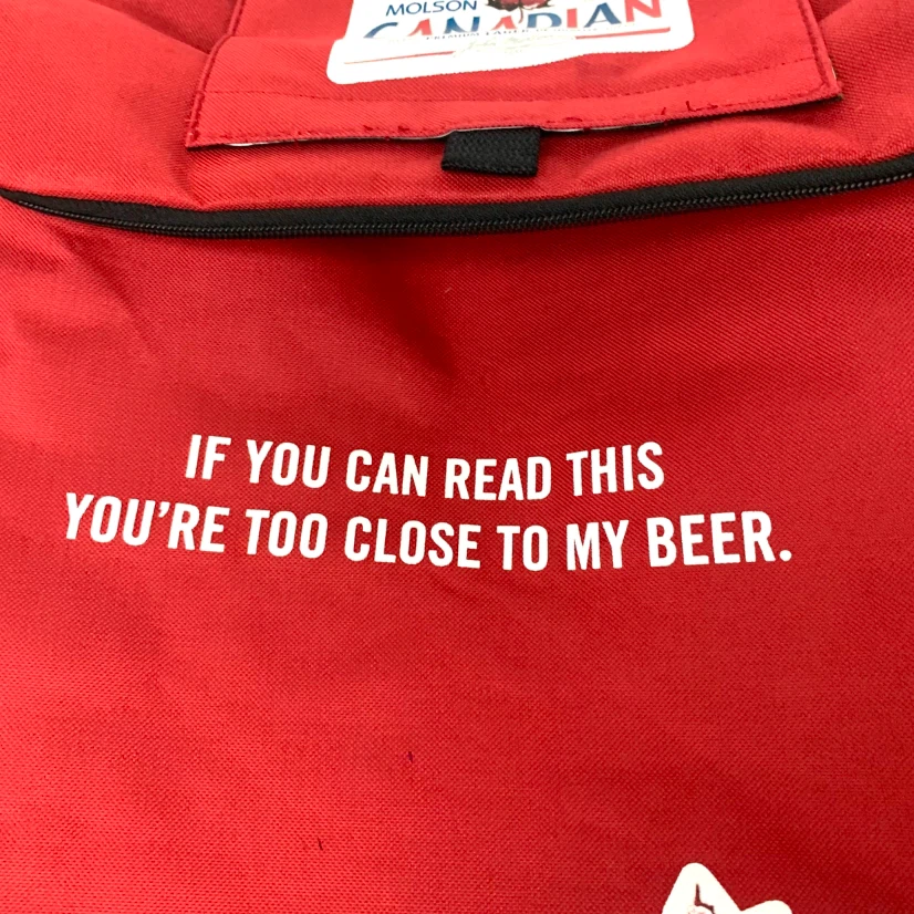 Insulated Cooler Backpack Chiller Bag Red Canadian Travel Pack - photo 3