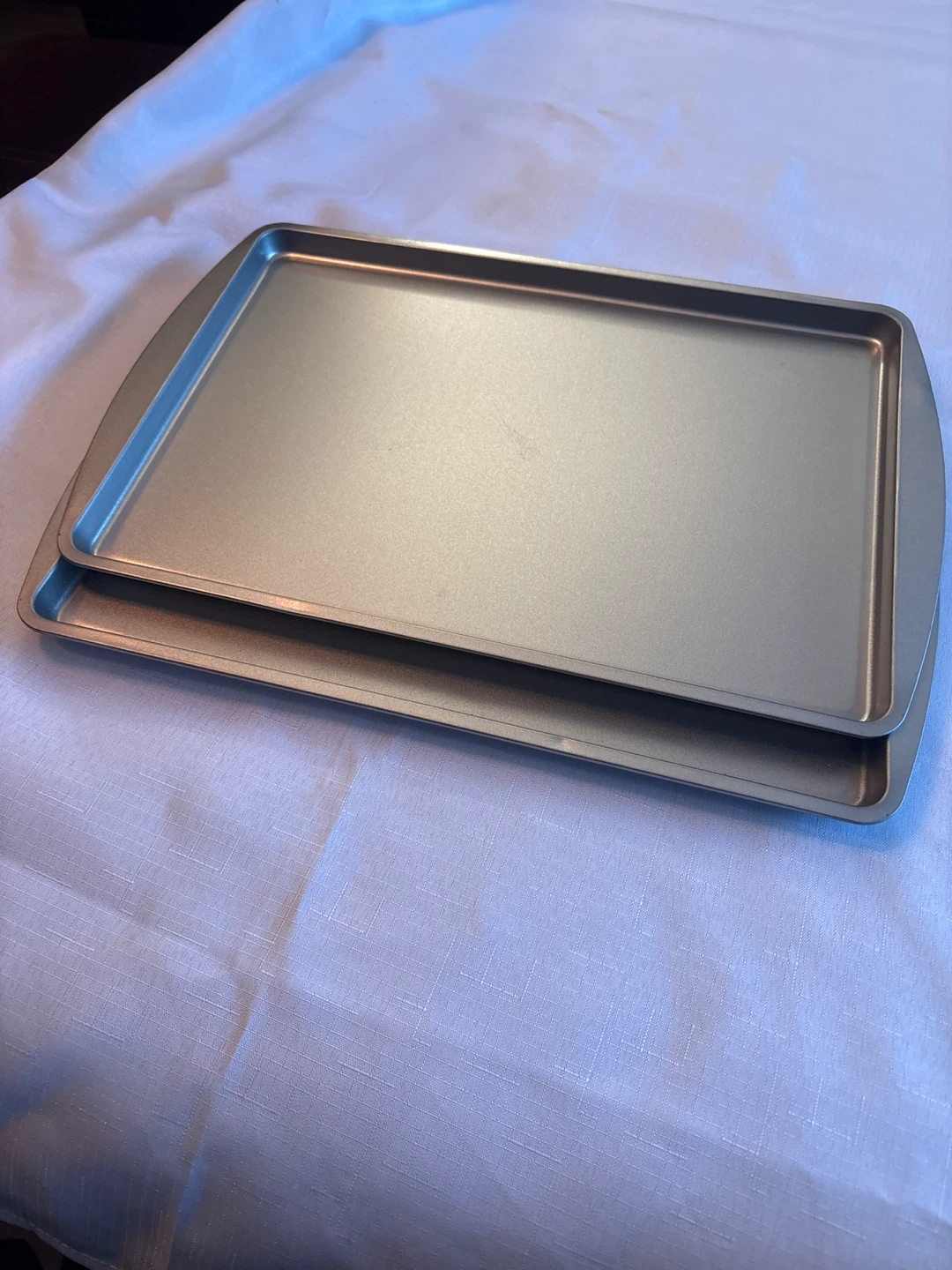 Two Metal Baking Sheets