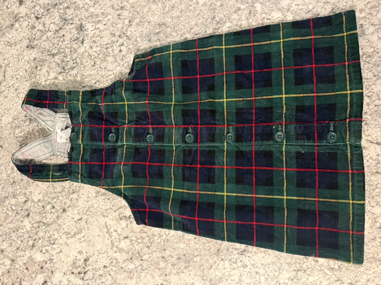 The Children's Place Plaid Corduroy Dress Size 8