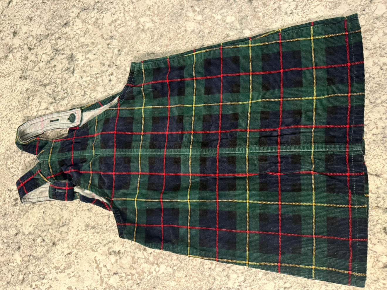 The Children's Place Plaid Corduroy Dress Size 8 - photo 2