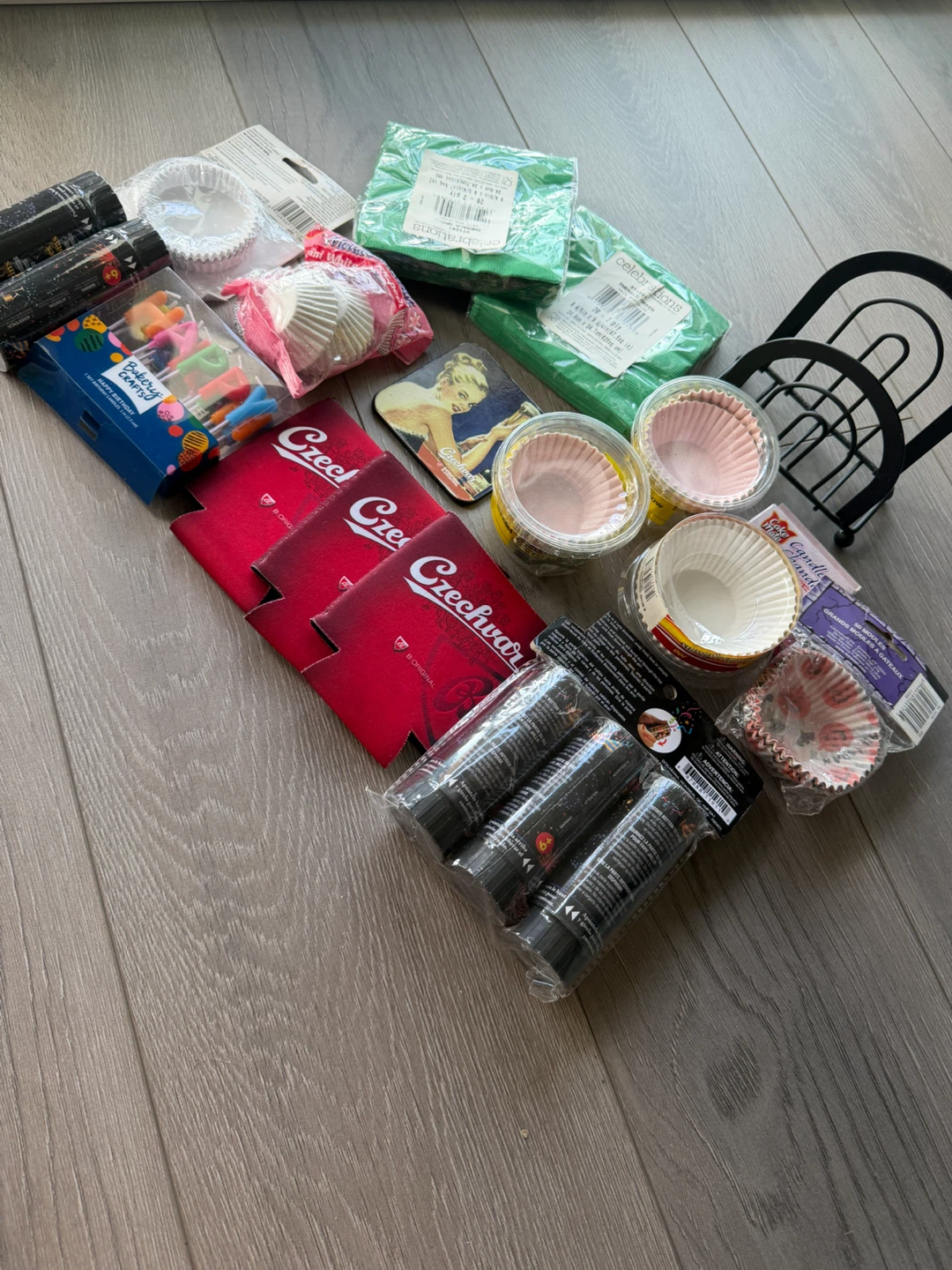 Assorted Party and Baking Supplies Lot (all set)