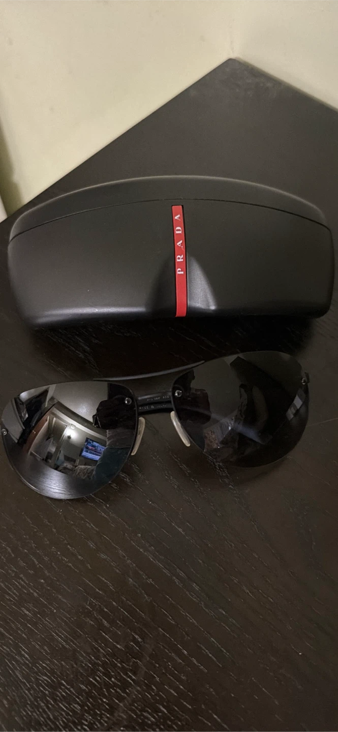 Prada Línea Rossa polarized Aviator sunglasses - photo 2