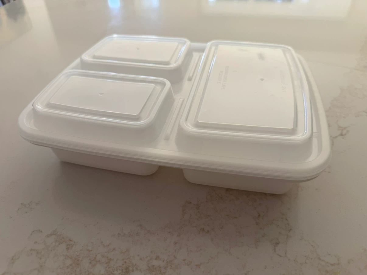 🏈3-Compartment Food Storage Containers - photo 2