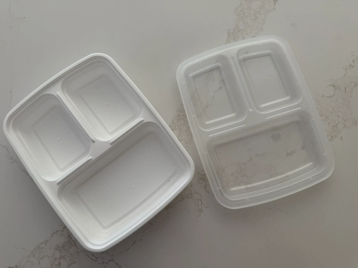 🏈3-Compartment Food Storage Containers - photo 3