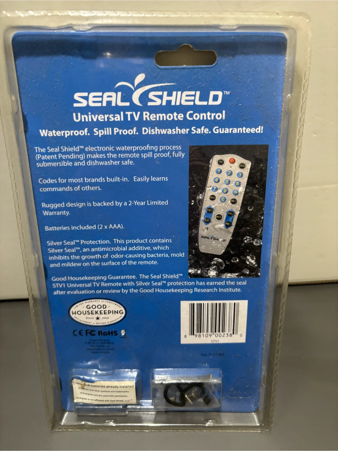 Seal Shield Universal TV Remote Control STV1 🏈 - photo 2