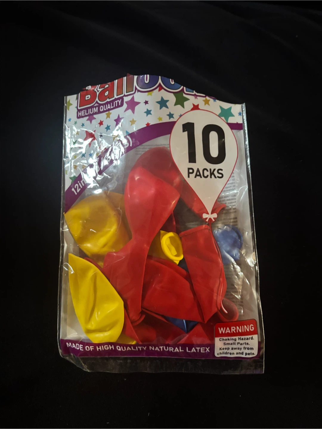 🏈10 Pack 12-inch Natural Latex Balloons