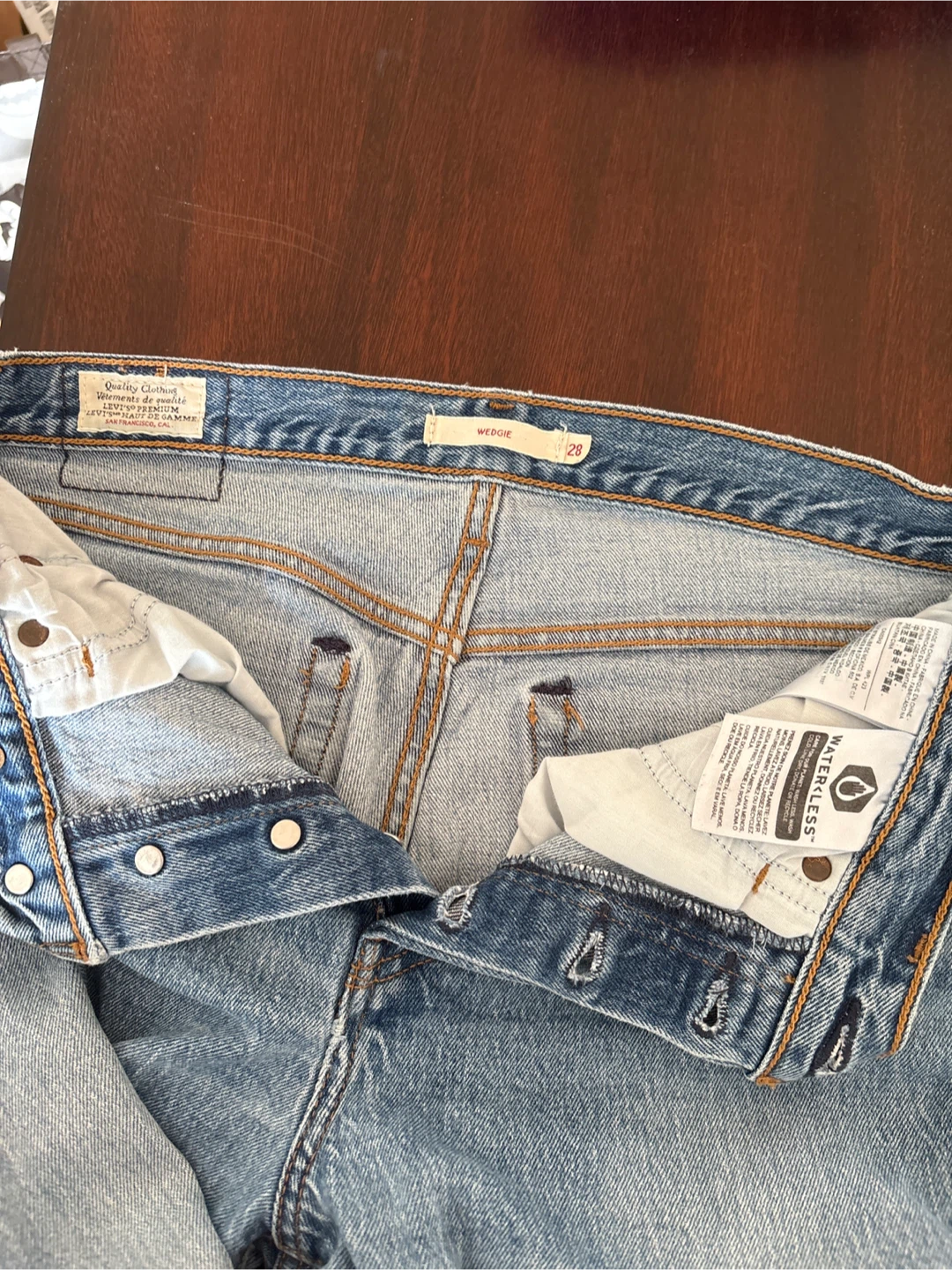 Levi's Wedgie Jeans Size 28 🏈 - photo 3