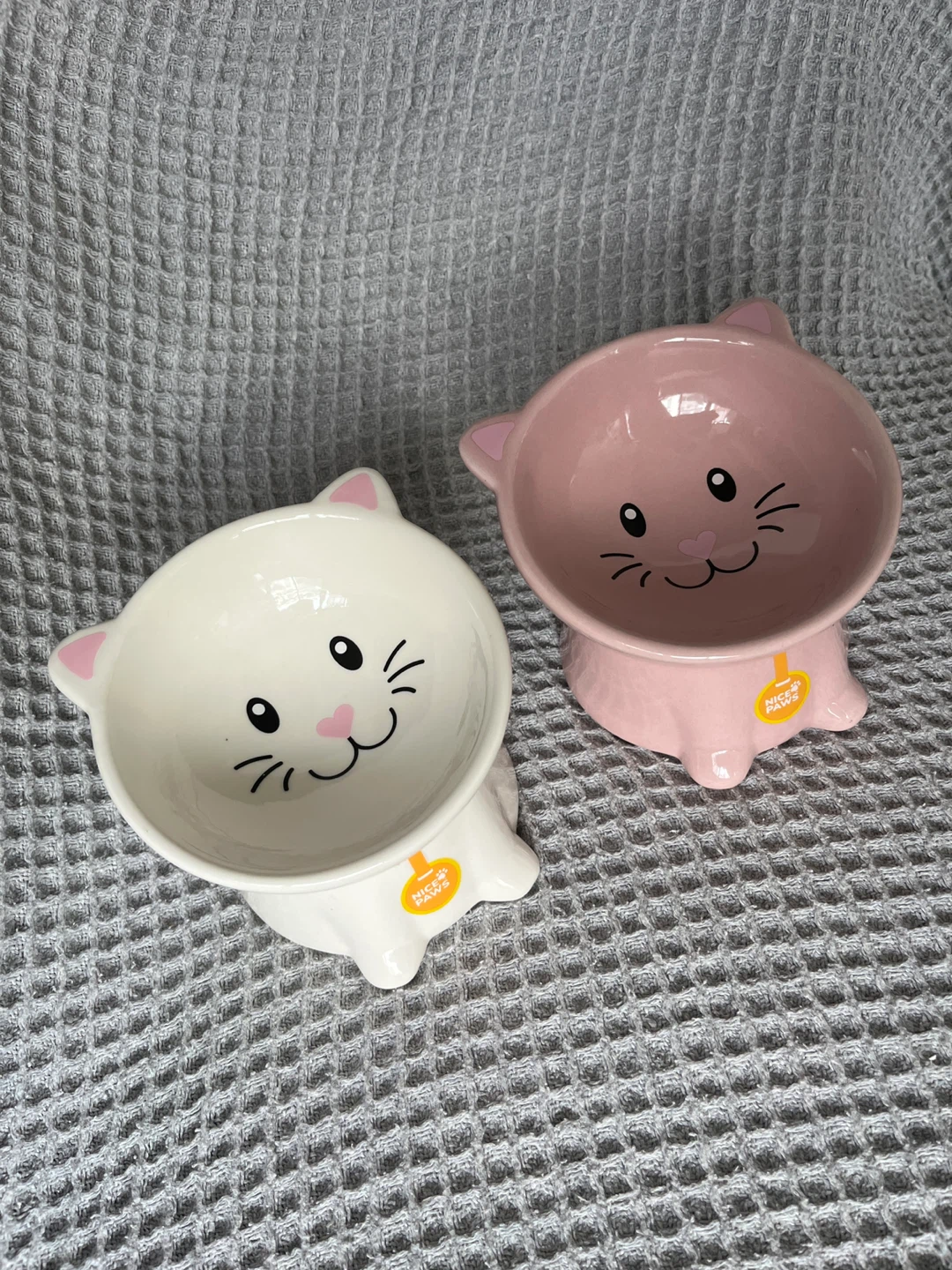 Ceramic Cat Bowls & "Fur Mom" Mug (Can Sell Separately!) - photo 2