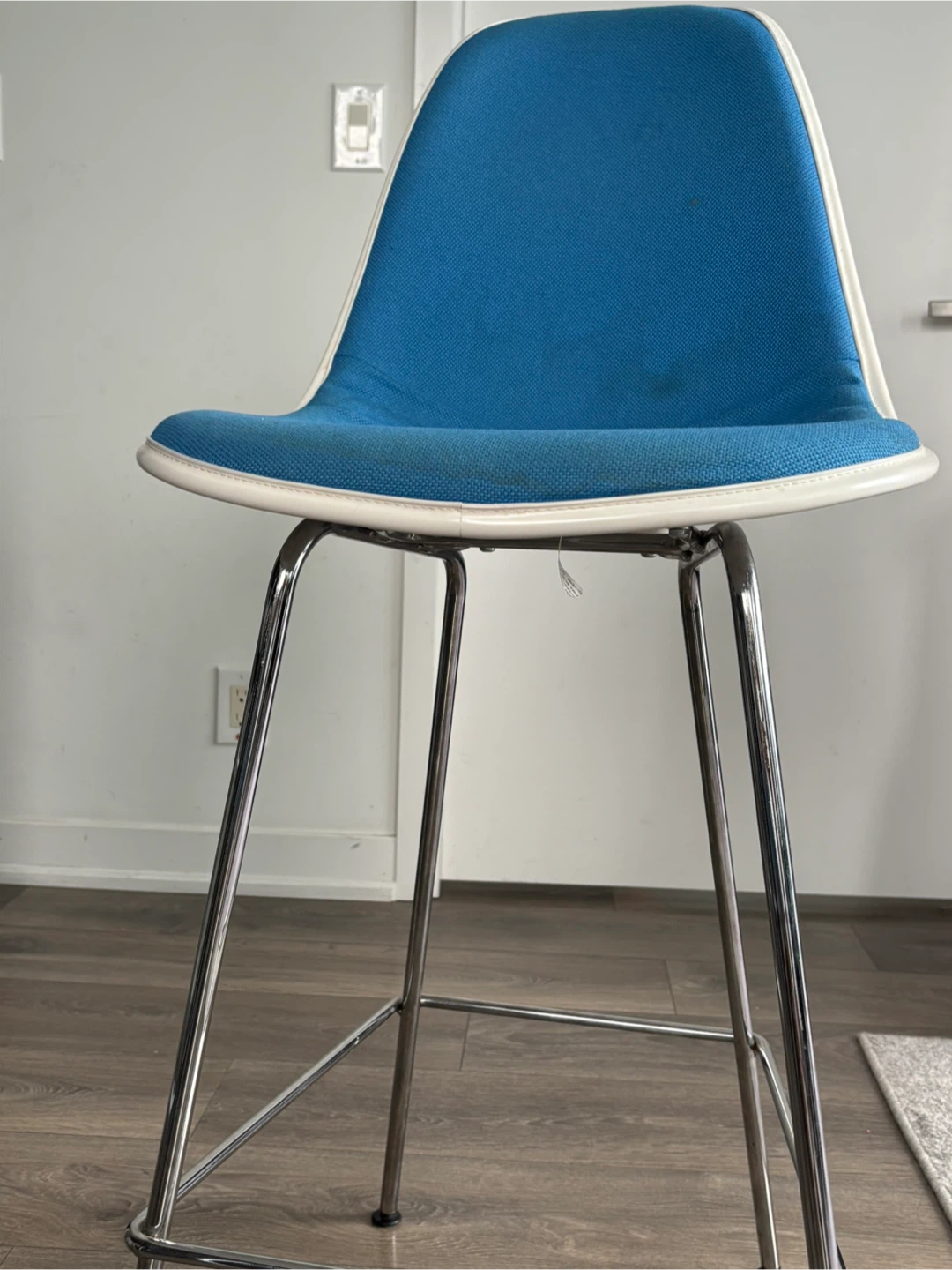 Herman Miller Eames Molded Plastic Bar Stool