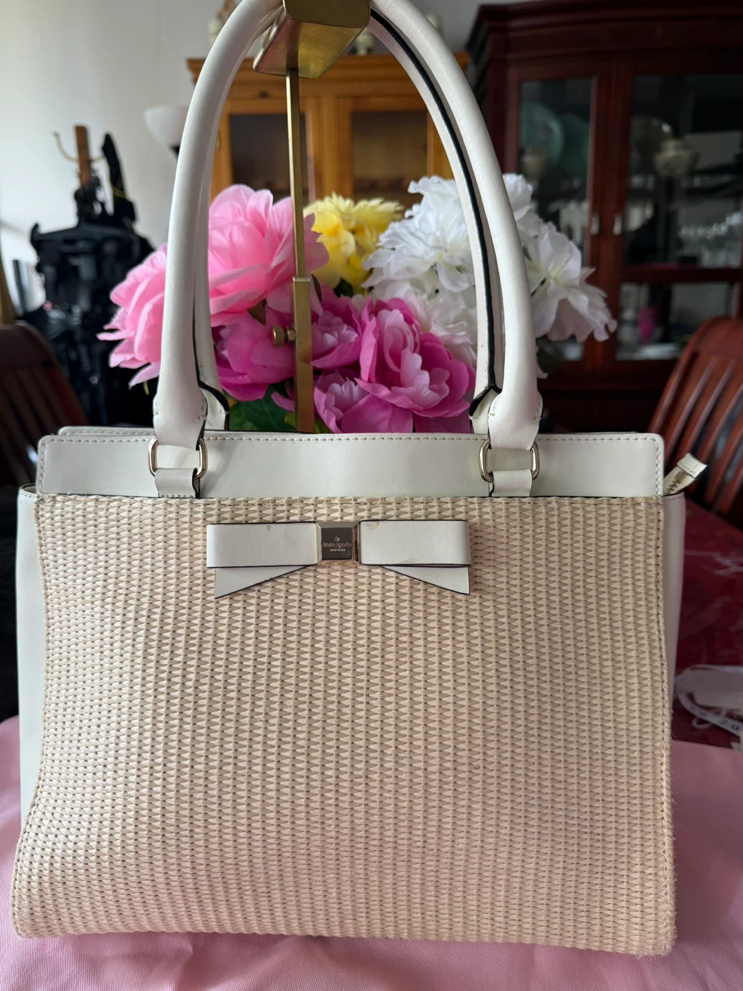 Kate Spade Woven Tote Bag