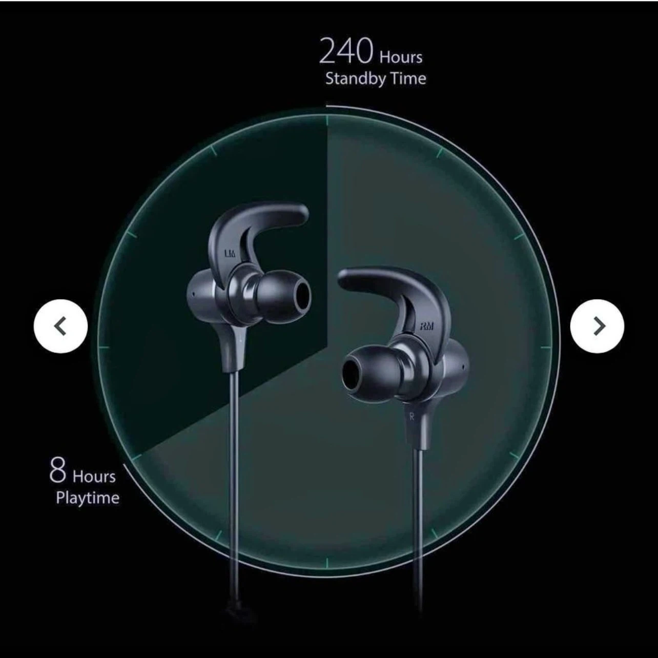 Wireless Bluetooth Earbuds – Magnetic Sport Headphones with Mic - photo 4