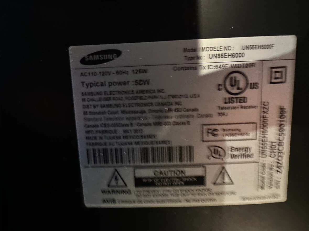 Samsung 55-inch HD LED TV UN55EH6000 - photo 3