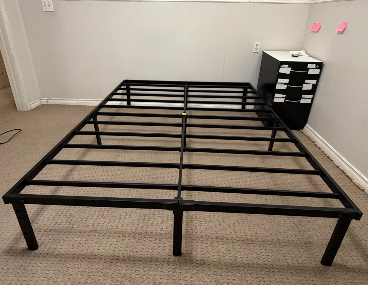 Black Metal Bed Frame - photo 2