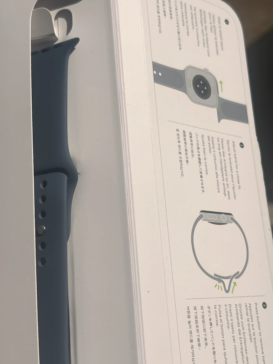 Apple Watch Sport Band 46mm M/L - Anchor Blue
