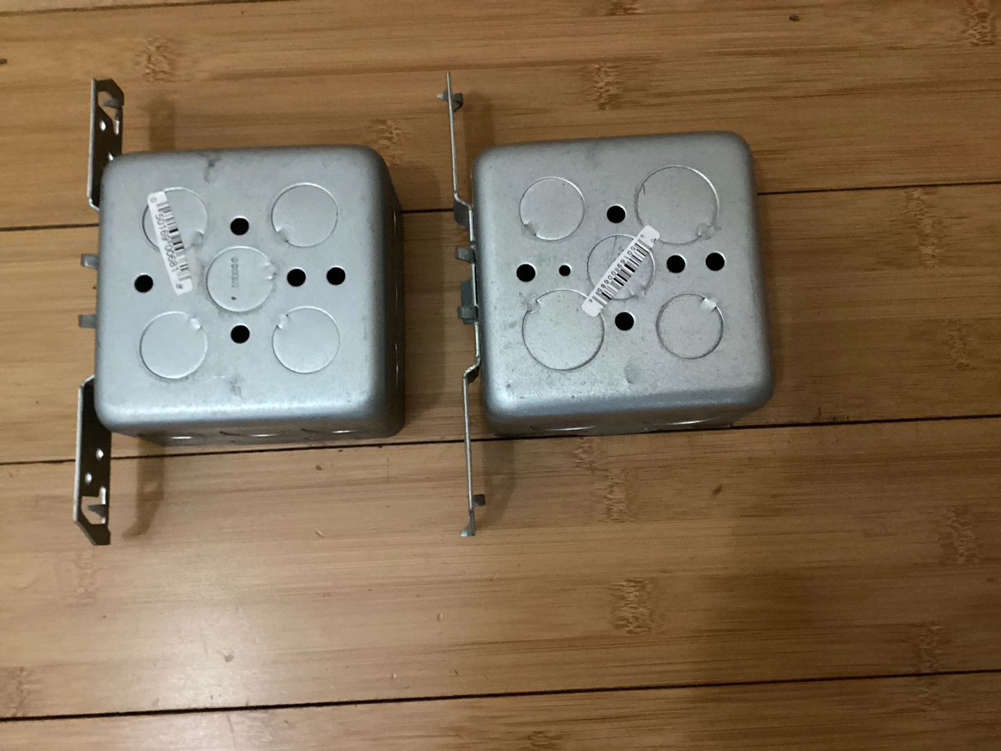 Two Square Electrical Junction Boxes- Free