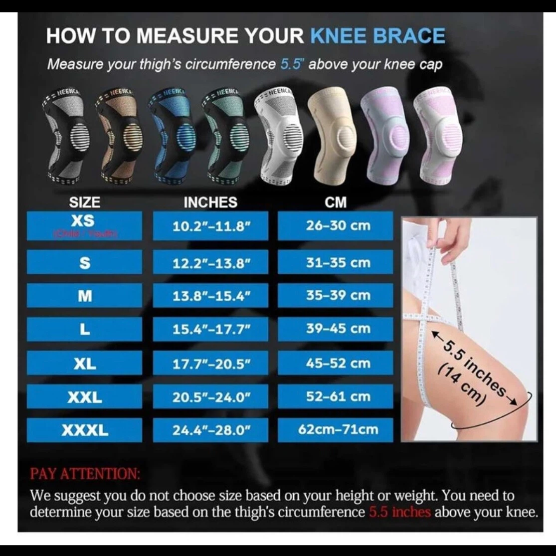Professional Neenca  knee support with patella + side support - photo 5