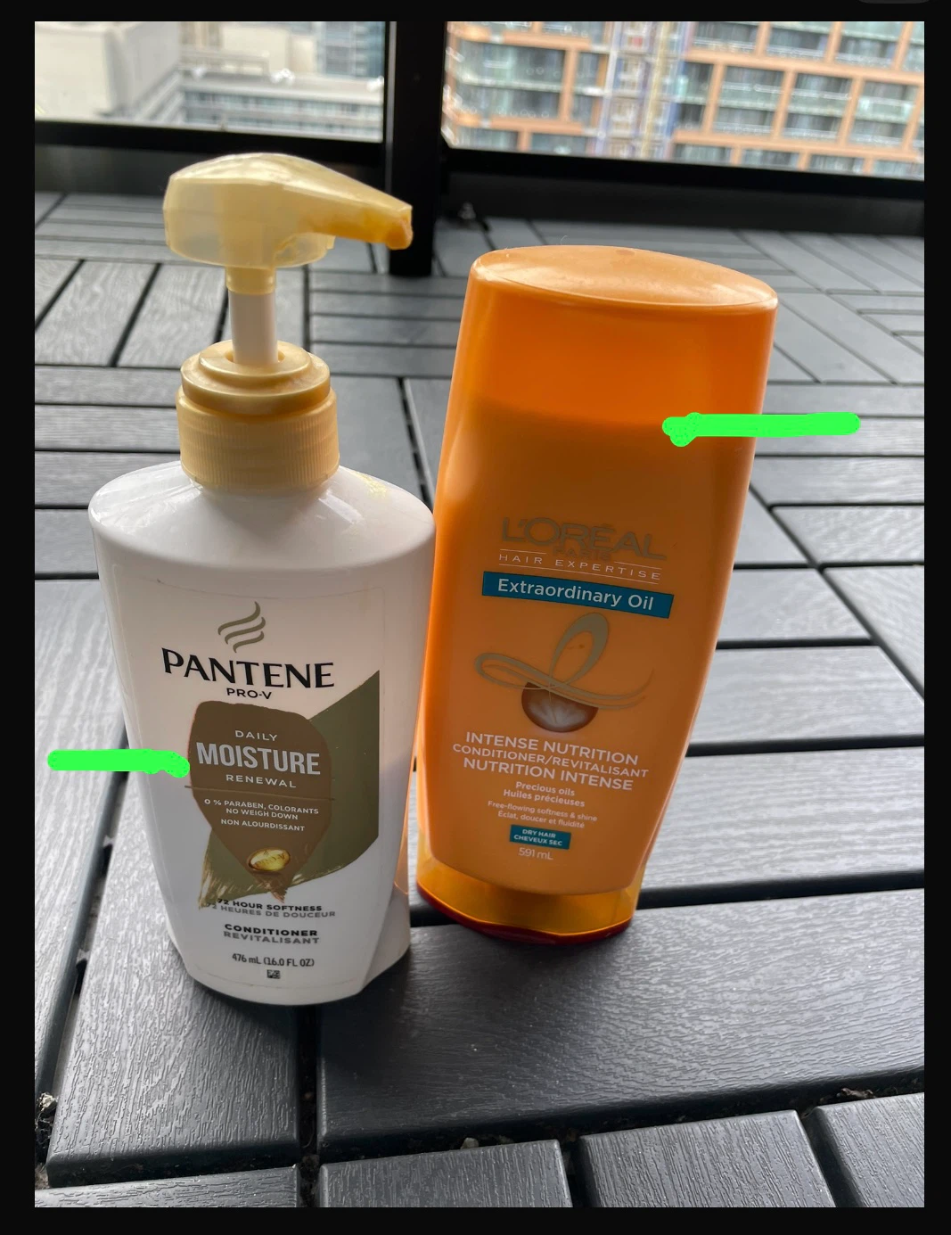 Pantene and L'Oreal Hair Conditioners