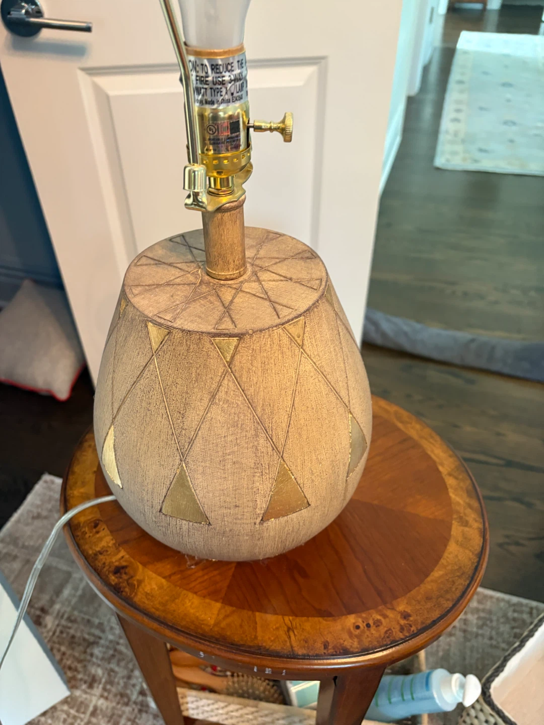 Set of Two Geometric Table Lamps - photo 5