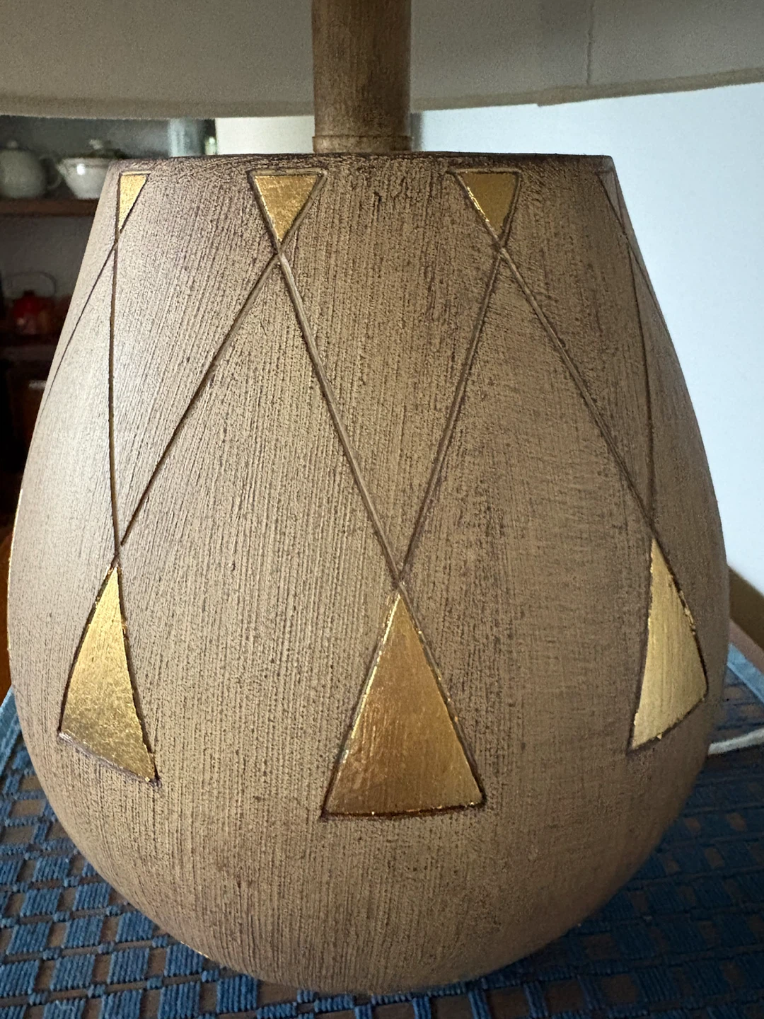 Set of Two Geometric Table Lamps - photo 2
