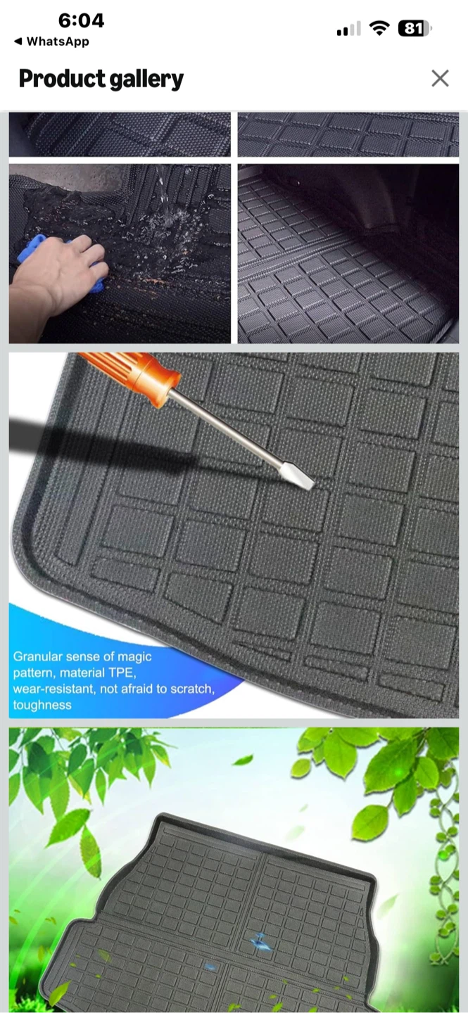 Toyota RAV4 Floor and Trunk Mat Set - photo 3