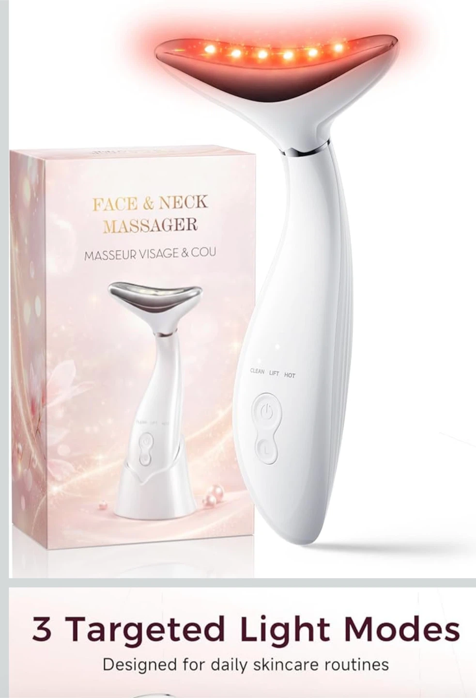 Aoyiray Face and Neck Massager
