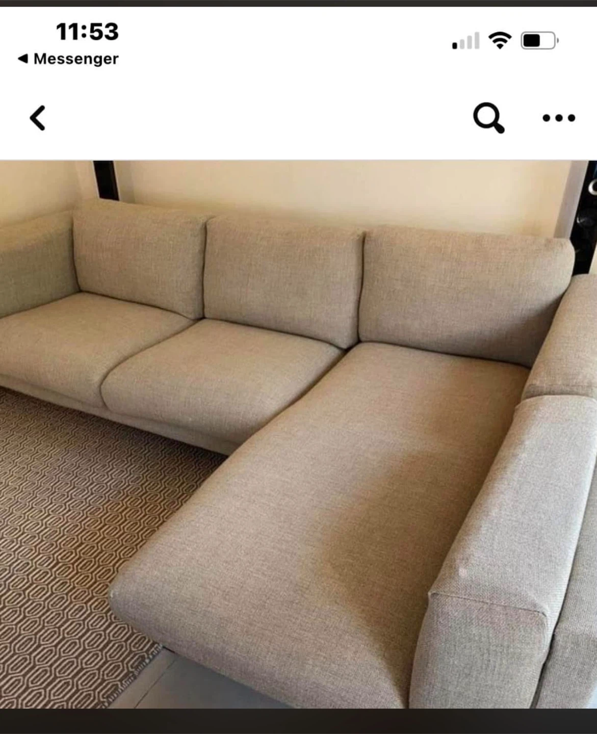 IKEA nockeby sofa - photo 3