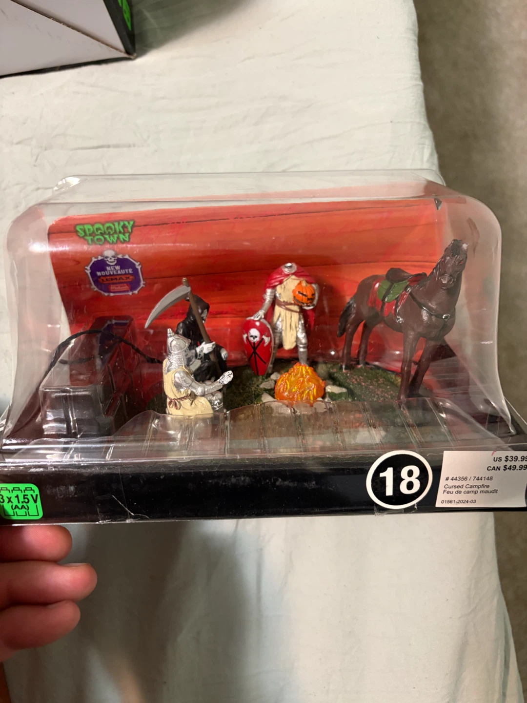 Lemax Spooky Town Cursed Campfire Figurine