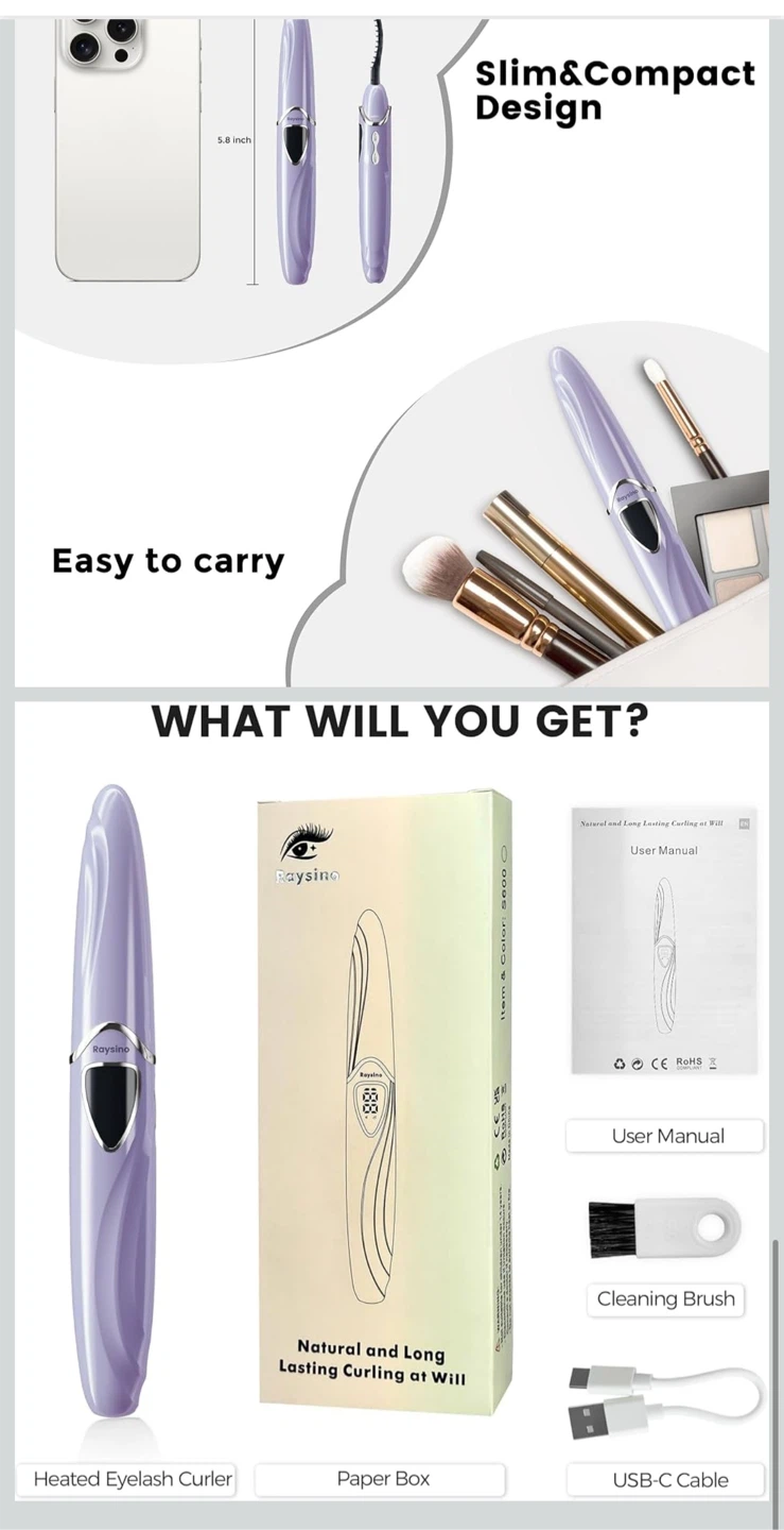 Raysino Heated Eyelash Curler - photo 2