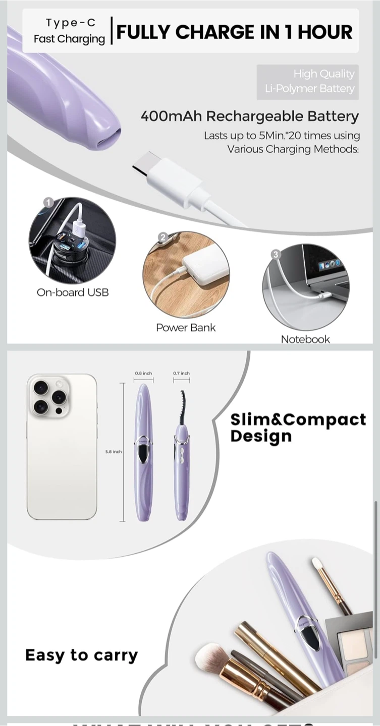 Raysino Heated Eyelash Curler - photo 3