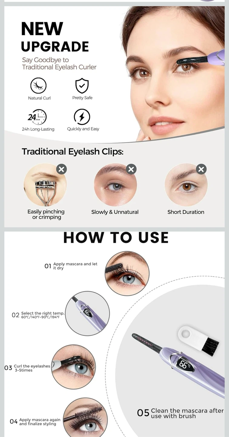 Raysino Heated Eyelash Curler - photo 5