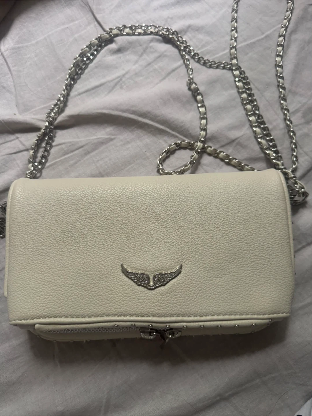Zadig & Voltaire Off-White Studded Crossbody Bag - photo 2