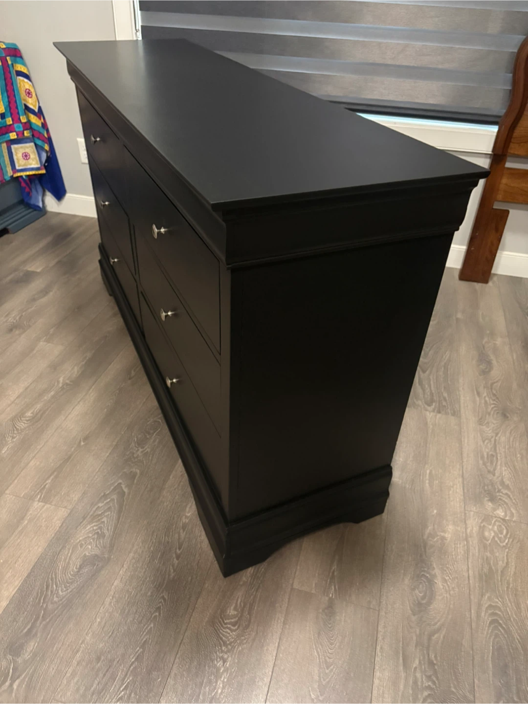 Black 6-Drawer Dresser - photo 4