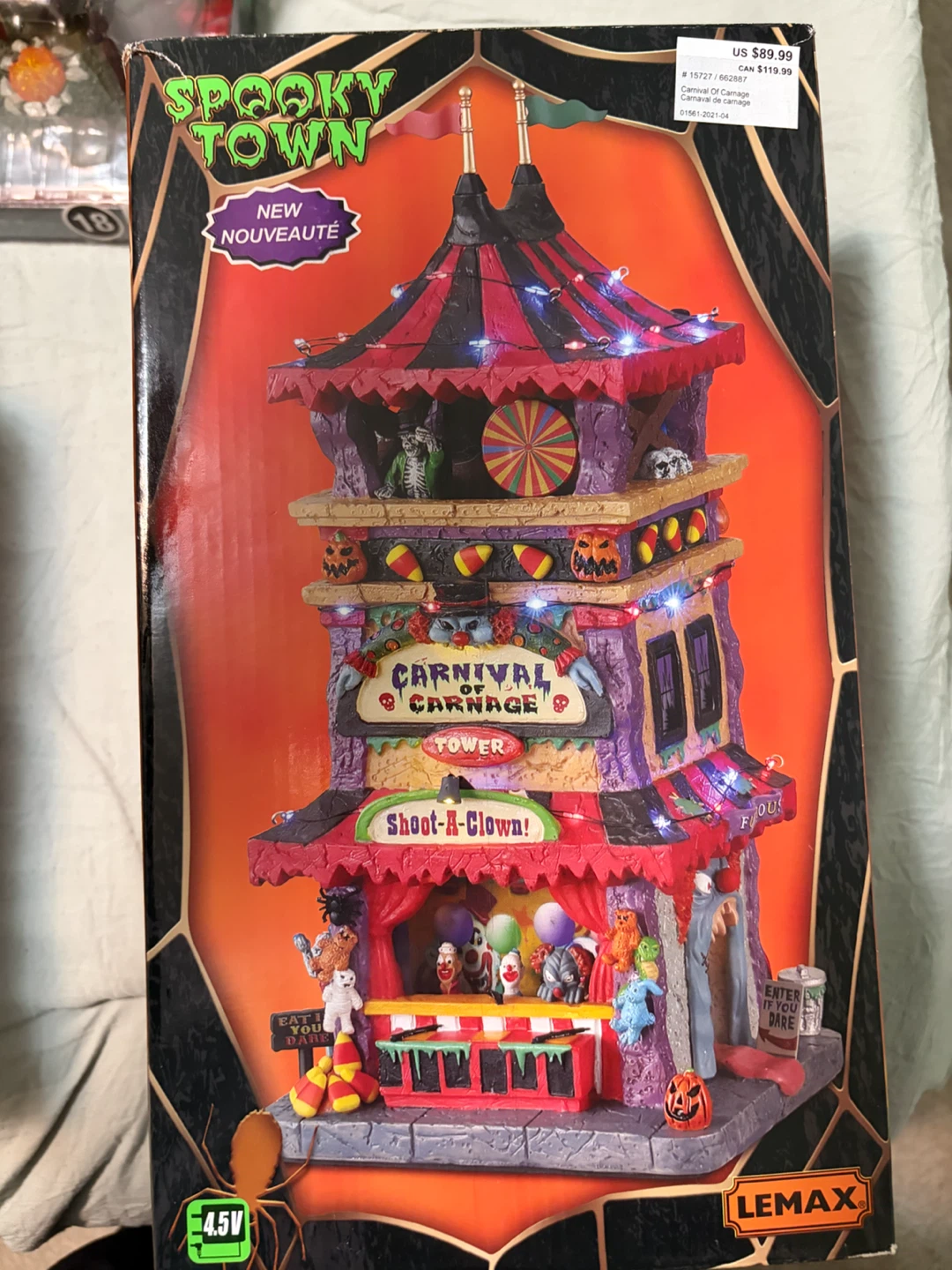 Lemax Spooky Town Carnival of Carnage Tower