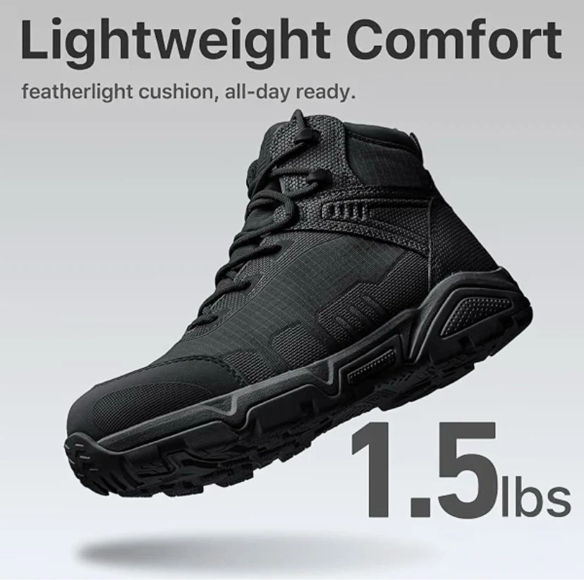 New FREE SOLDIER Men's Tactical Military Combat Ankle Boots 11 - photo 3