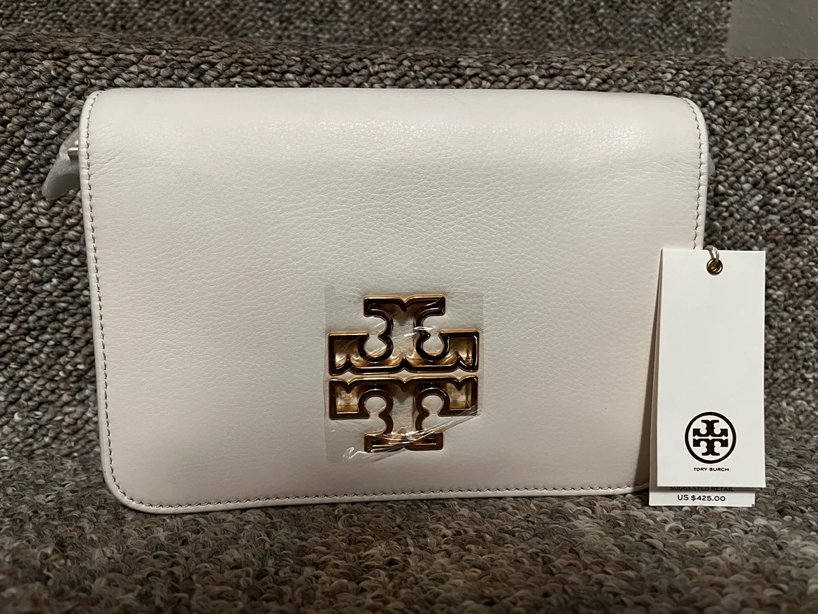 Tory Burch Britten Combo Crossbody - New Ivory