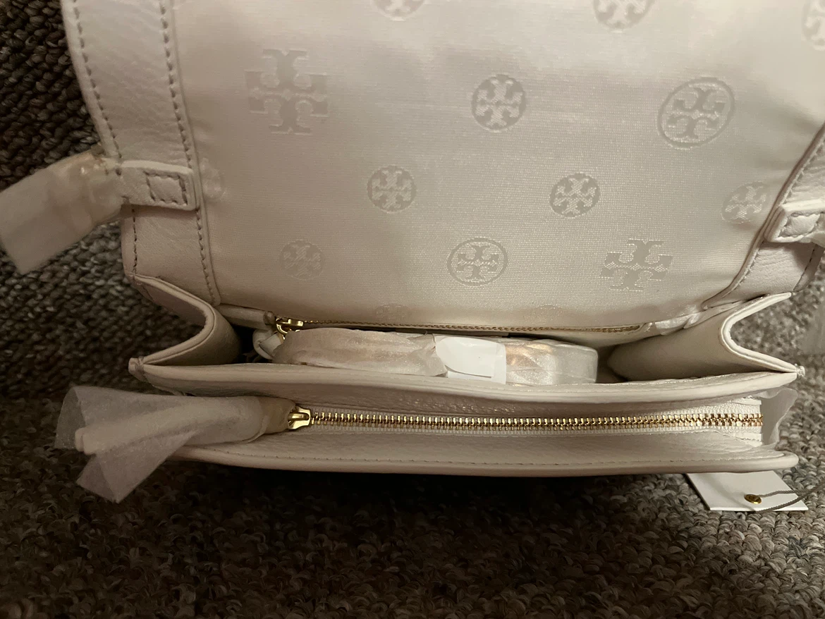 Tory Burch Britten Combo Crossbody - New Ivory - photo 3