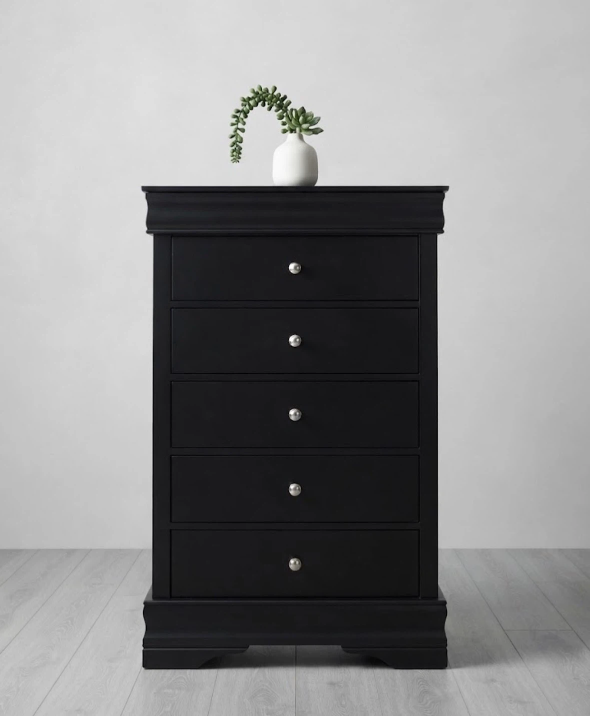 Black Tall Chest Dresser