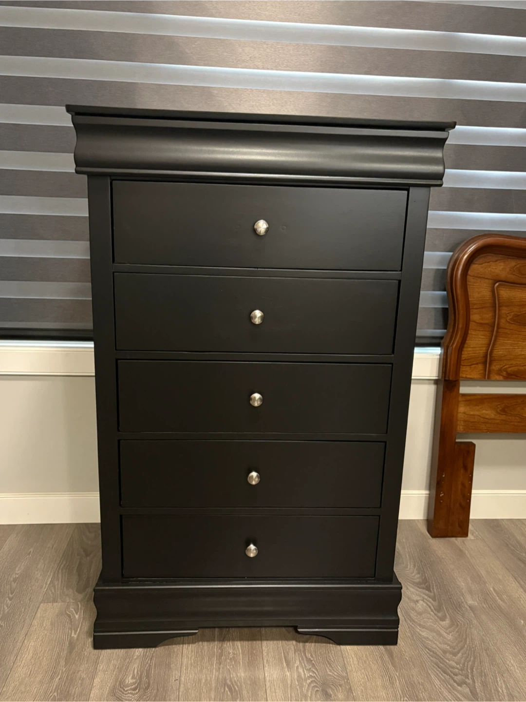 Black Tall Chest Dresser - photo 2