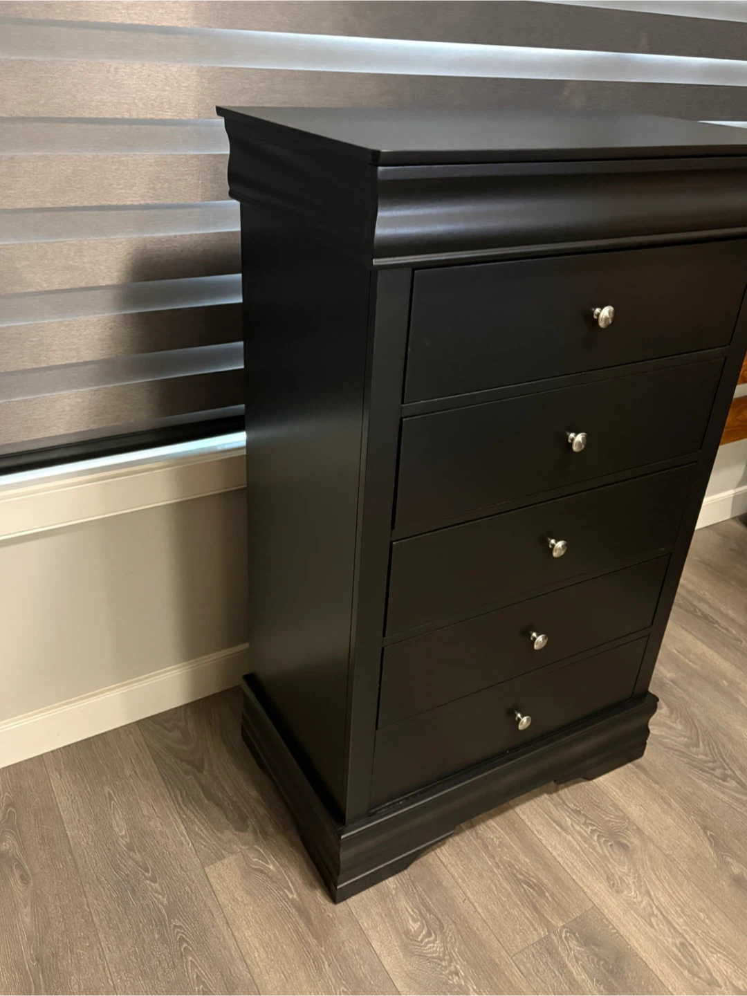 Black Tall Chest Dresser - photo 3