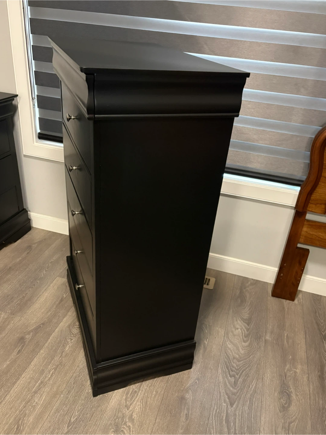 Black Tall Chest Dresser - photo 4