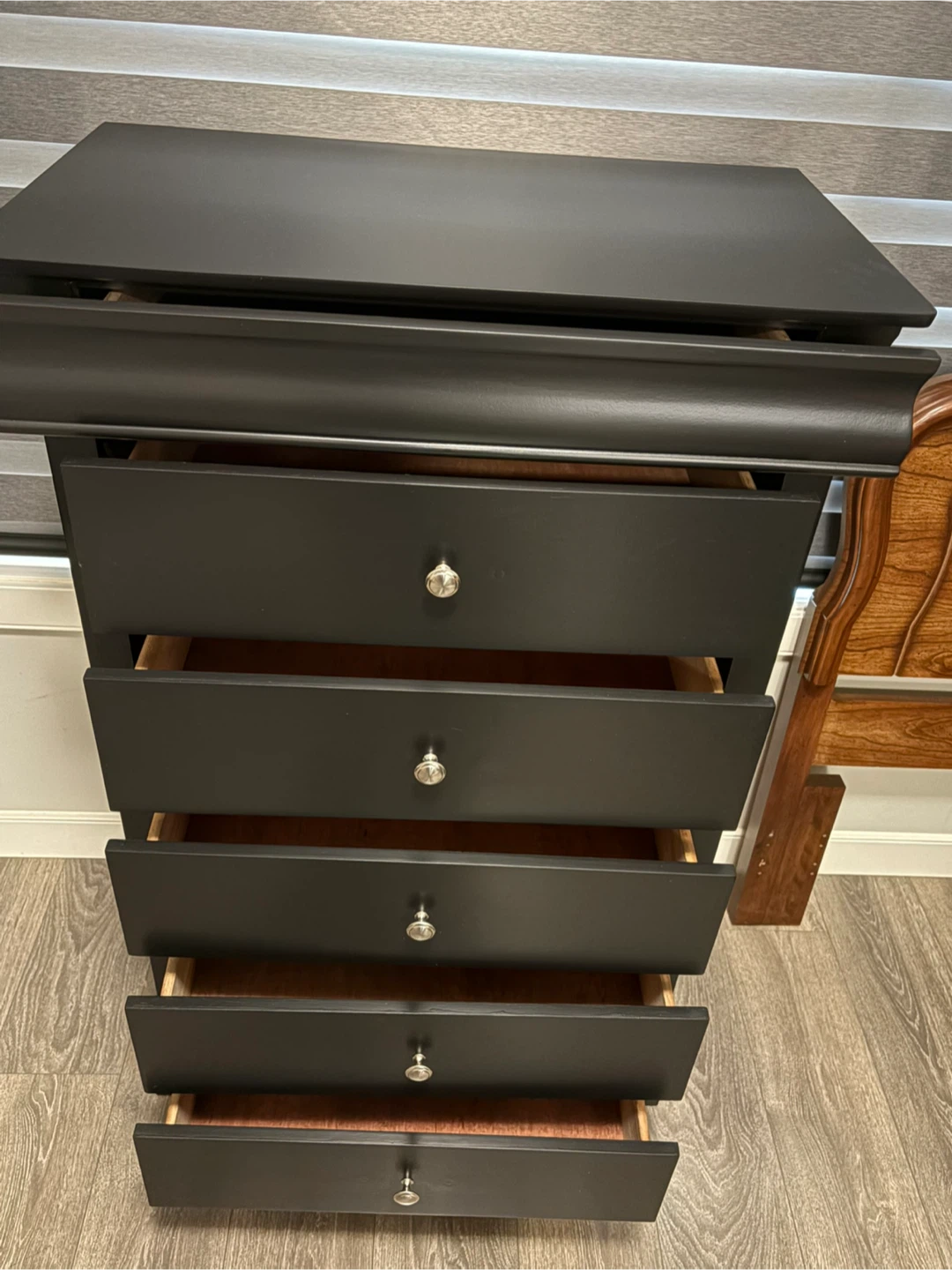 Black Tall Chest Dresser - photo 5