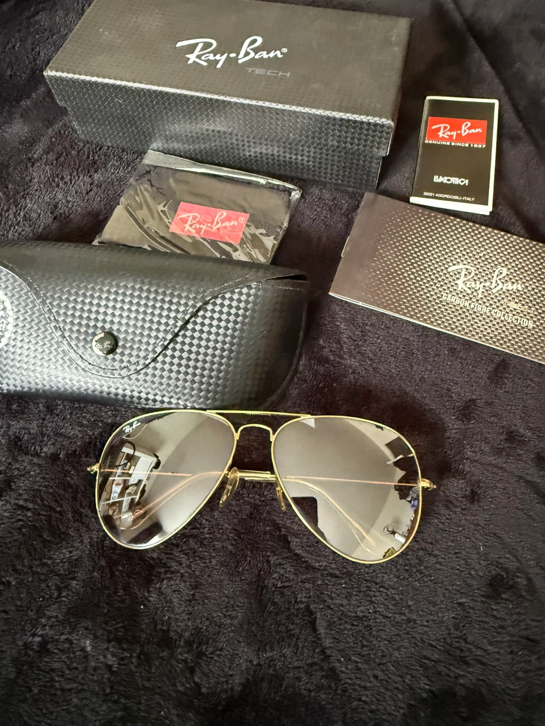 Ray-Ban RB3025 Aviator Gradient Sunglasses