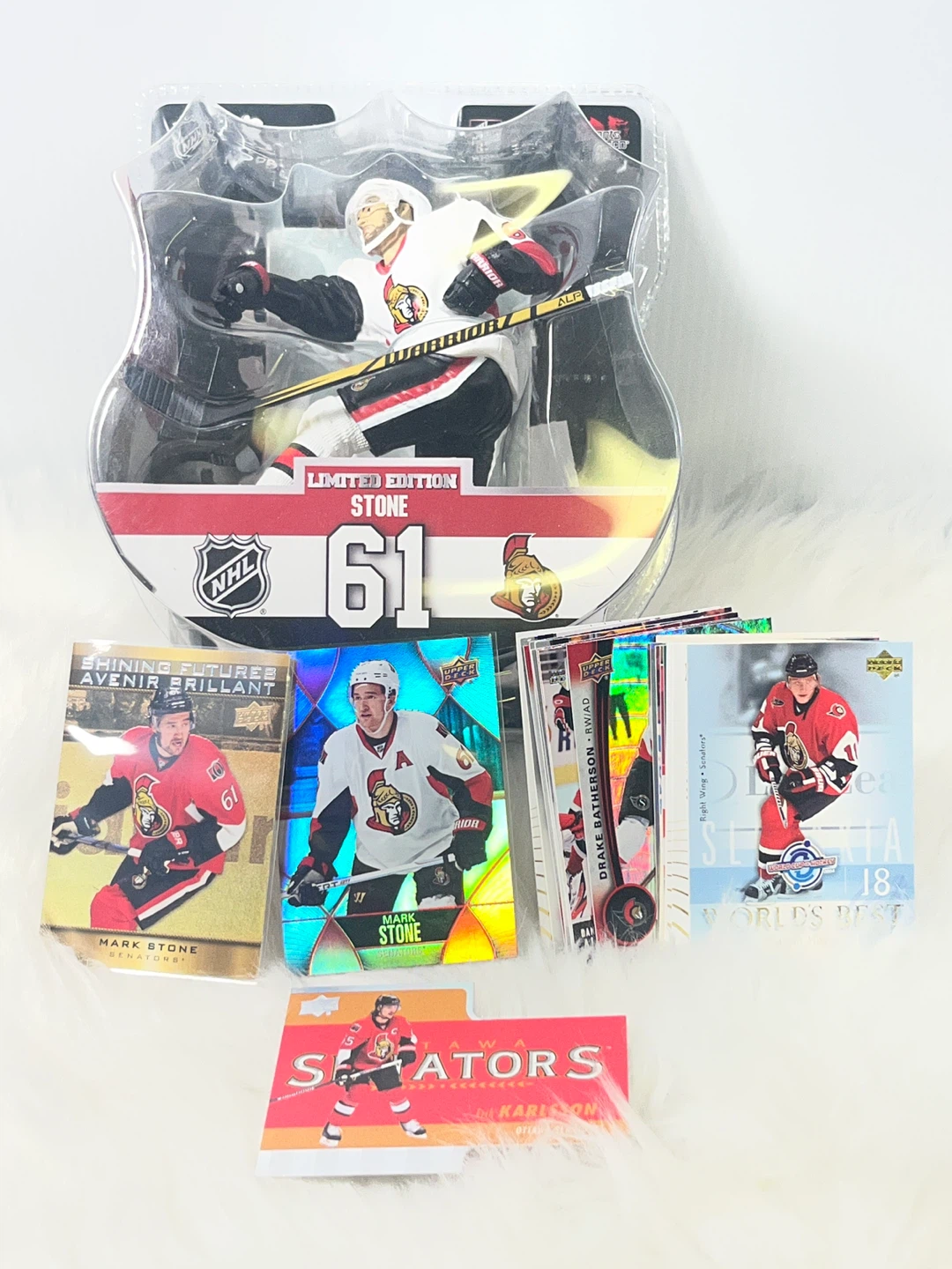 Mark Stone Ottawa Senators 6" Limited Figure + FREE Cards