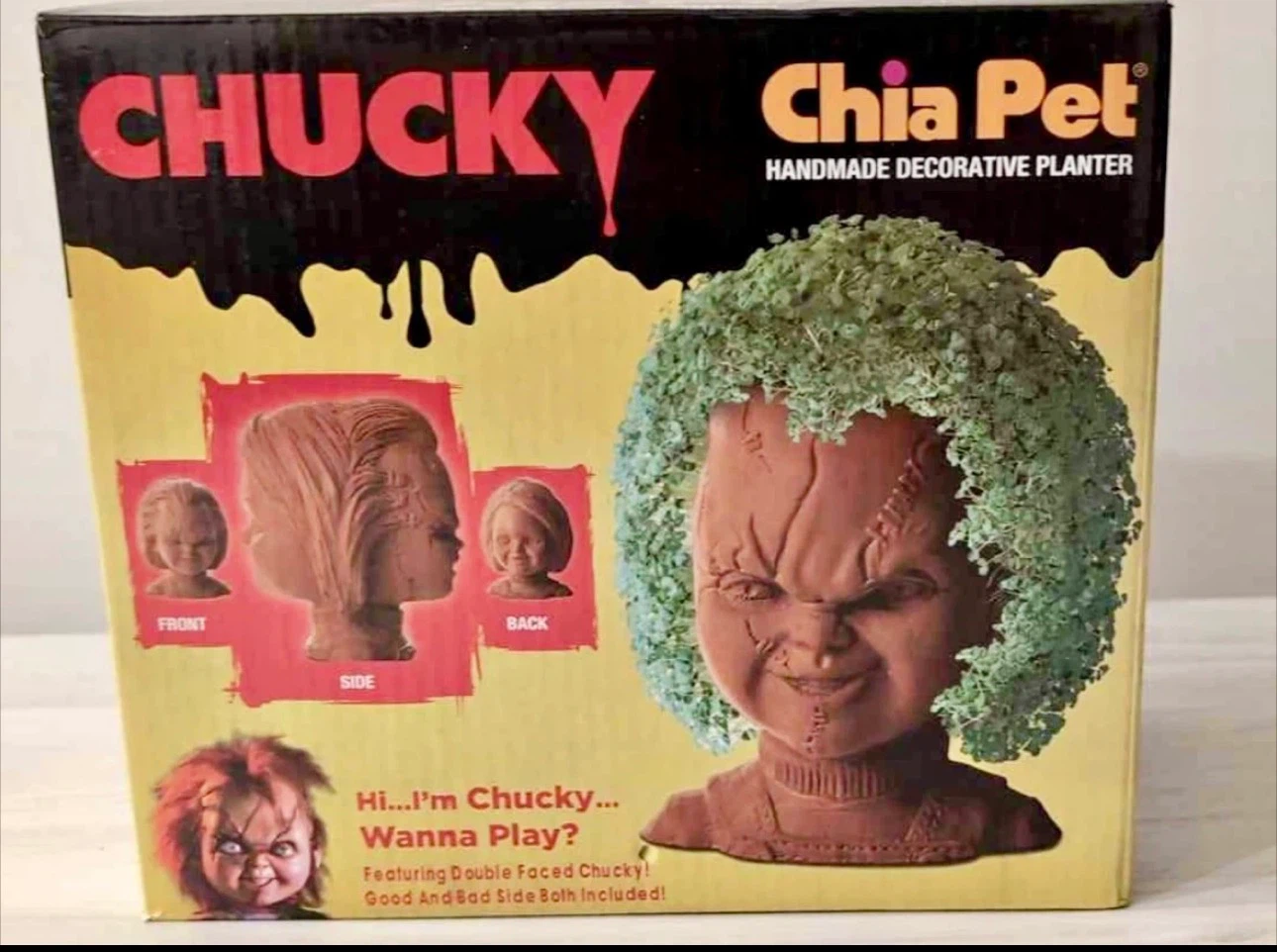 Chucky Chia Pet Decorative Planter - photo 3