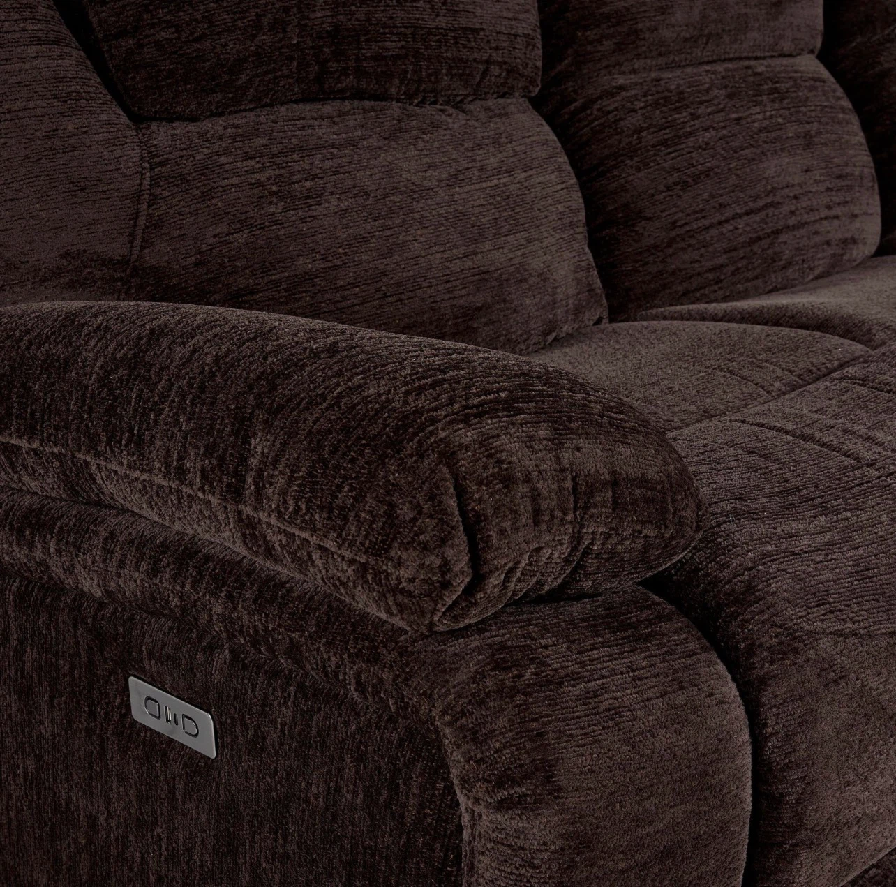 Maxwell Dark Brown Power Reclining Sofa - photo 2