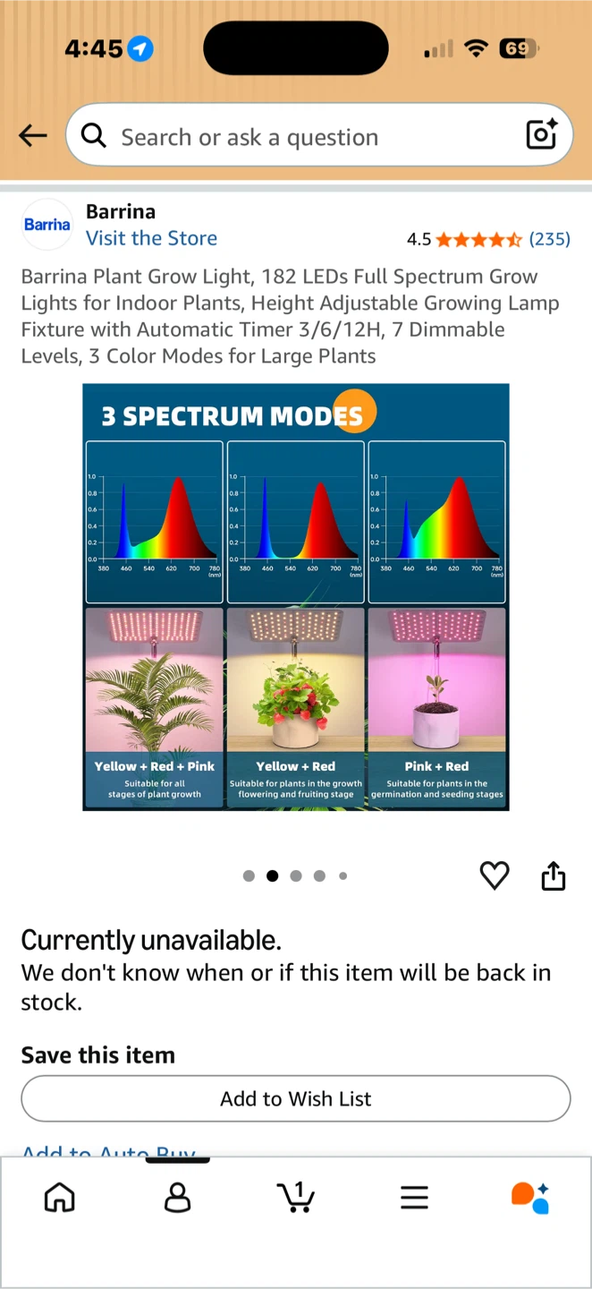 Barrina Plant Grow Light - photo 3