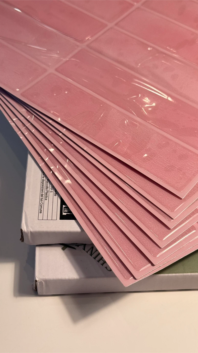 Shinyhome Peel and Stick Wall Tiles, Pink, 27 Pack - photo 4